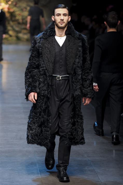 dolce gabbana fur coats|dolce and gabbana men set.